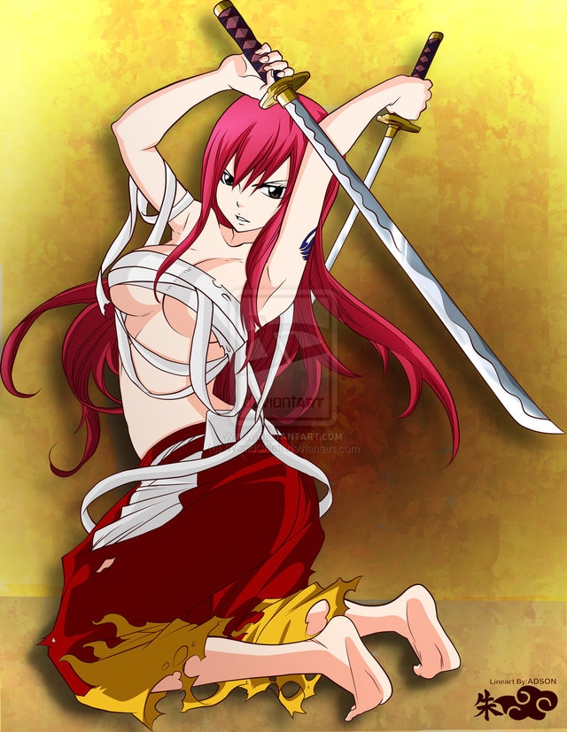 erza scarlet hentai pics art samurai erza scarlet lworldchiefl immvy