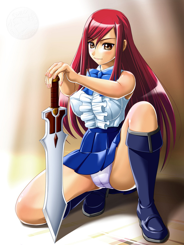 fairyy tail hentai hentai tail fairy media erza scarlet