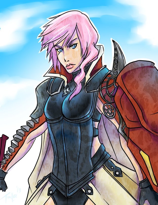 final fantasy 13 hentai serah final games pre digital morelikethis fantasy fanart lightning returns xiii painting tleeart lcmt