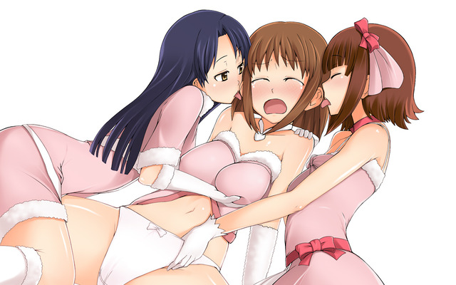 g e hentai yuri haruka idolmaster lick chihaya yukiho