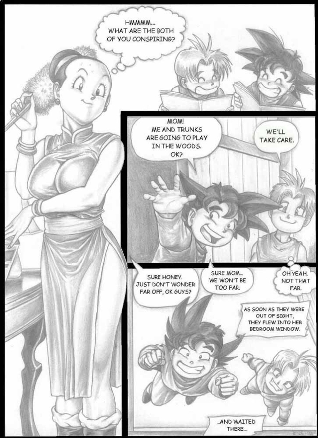 goten trunks chichi hentai dbz milf pussy chichi fucks chi goten