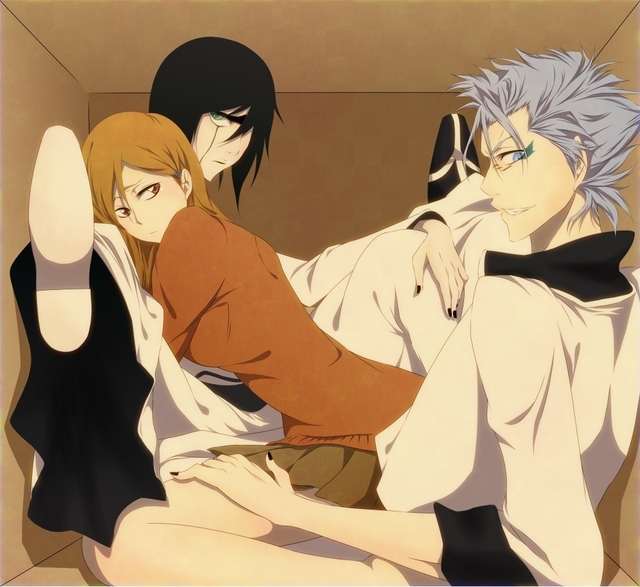 grimmjow hentai anime original photo media bleach orihime grimmjow ulquiorra