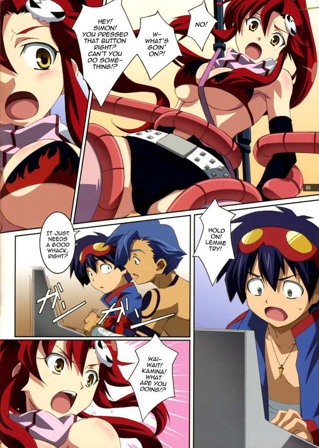 gurren lagann hentai ms english imglink doujinshi translated gurren lagann mahirutei yoko kibun