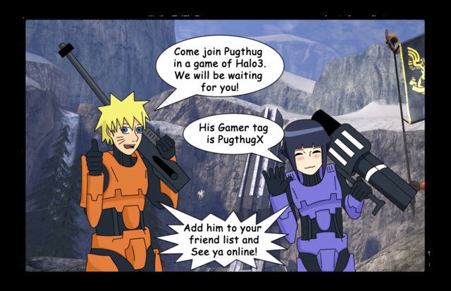 halo 3 hentai naruto halo naruhina favourites pugthug