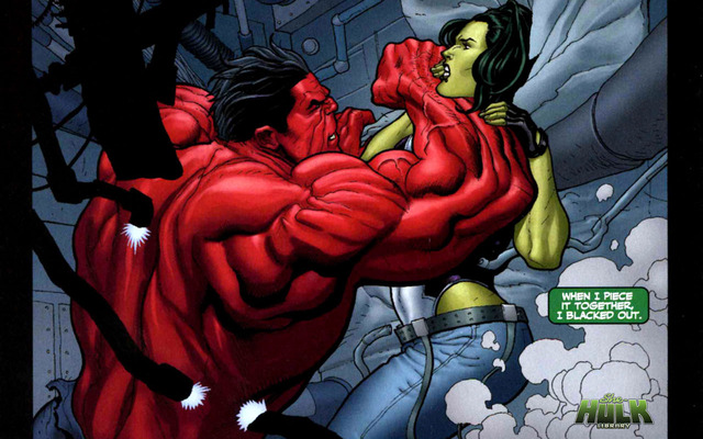 red she hulk hentai page hulk red