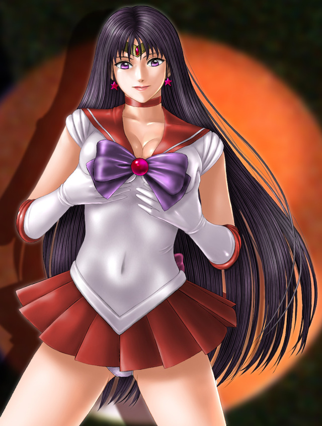 sailor moon mars hentai bishoujo moon breast grab artist cleavage sailor rei panties senshi hino mars toten