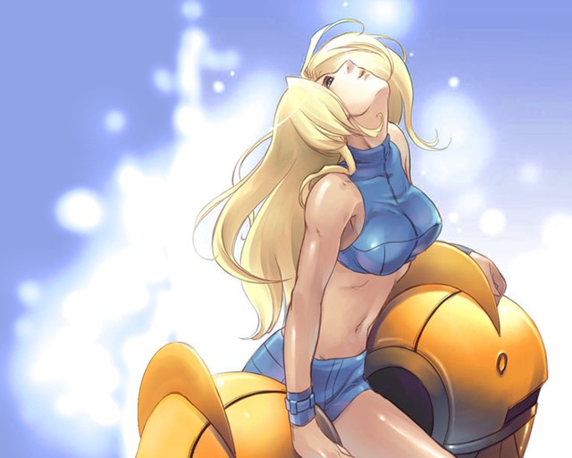 samus zero suit hentai wallpaper metroid samus nintendo que aran galerias cosas publicaciones hubieran mejorado