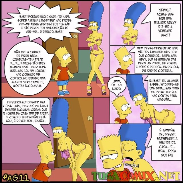 simpsons hentai comic comics mega simpsons filho pecador