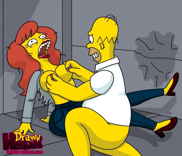 simpsons hentai hentai drawn simpsons simpson simmons homer mindy