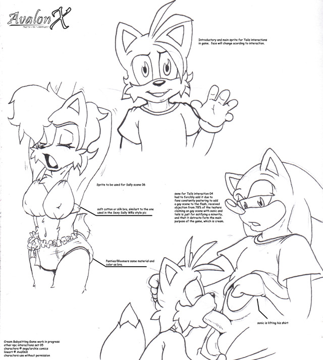 sonic and tails hentai ace sonic team hedgehog tails sally acorn aval