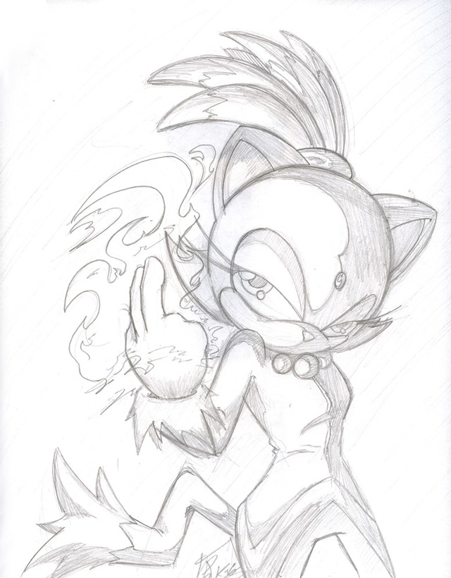 sonic hentai blaze games morelikethis sonic traditional fanart blaze drawings kick toug