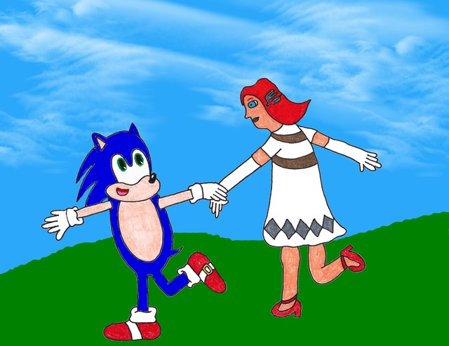 sonic hentai wave games morelikethis sonic traditional fanart drawings running elise darkwingfan