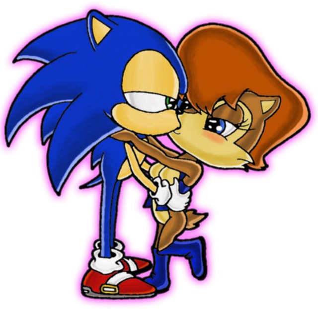 sonic sally hentai art sonic kisses sally sonictopfan