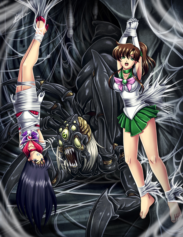 spider riders hentai art jupiter sailor mars