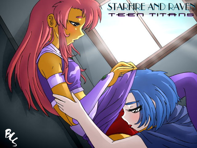 starfire raven hentai lusciousnet raven licks starfire starfires