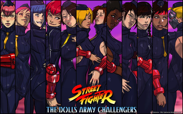 street fighter rose hentai art wallpaper fighter dolls ganassa army street juni bison juli challengers opwfk