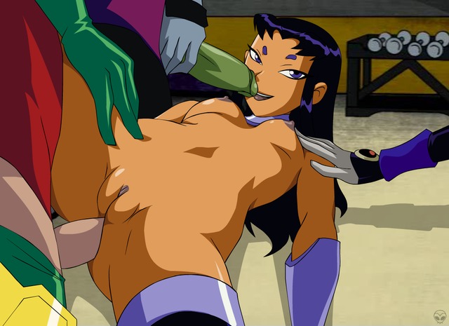 teen titans e hentai teen beast robin titans dcau boy raven cfa zone blackfire