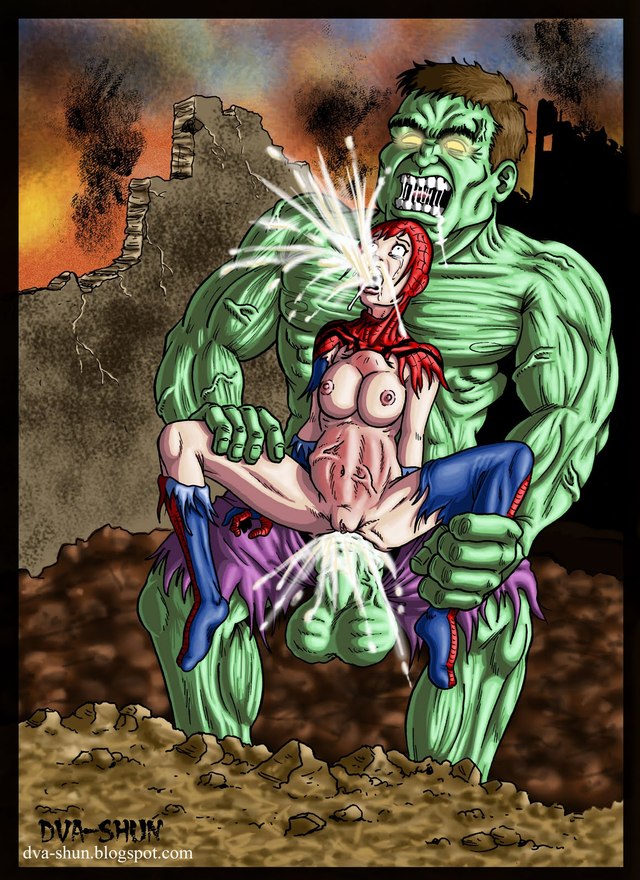 hulk hentai hulk spidergirl