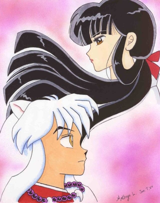 inuyasha kagura hentai morelikethis artists traditional fanart inuyasha kikyo drawings tasukisflame