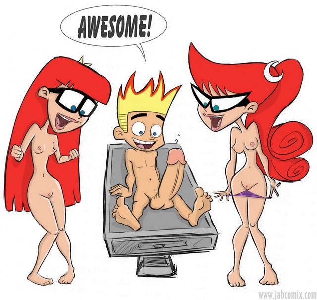 johnny test hentai comic fucked test yaoi johnny getting dukie