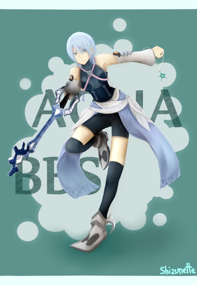 kingdom hearts birth by sleep hentai art well kingdom aqua hearts sleep shizunette pief