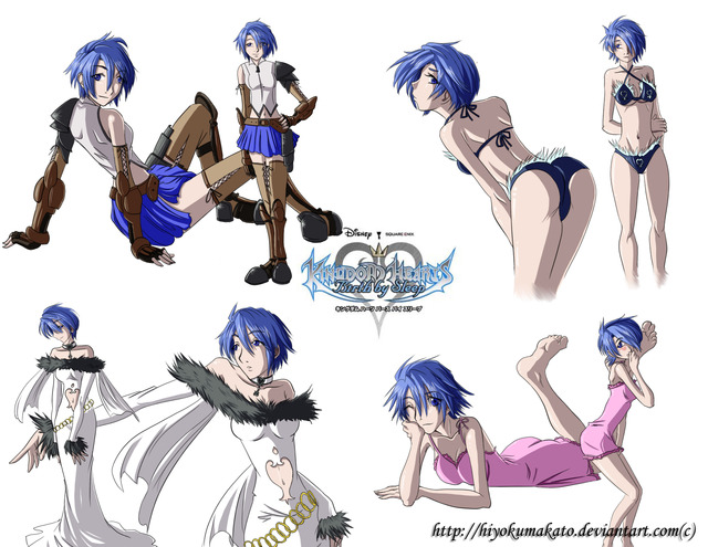 kingdom hearts birth by sleep hentai art lost aqua kiriban garih hiyokumakato