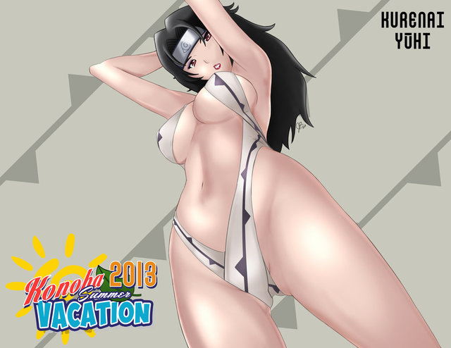 kurenai yuhi hentai art summer kurenai vacation uzumaki kushina konoha uchiha mikoto yuhi saiyanjab jdsvk