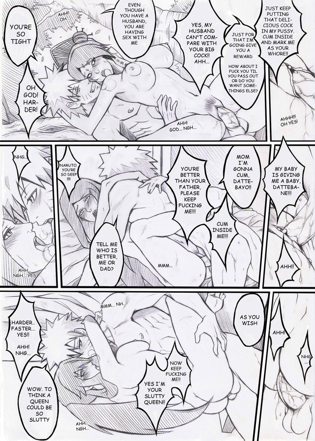 kushina hentai doujin naruto original media hina uzumaki kushina