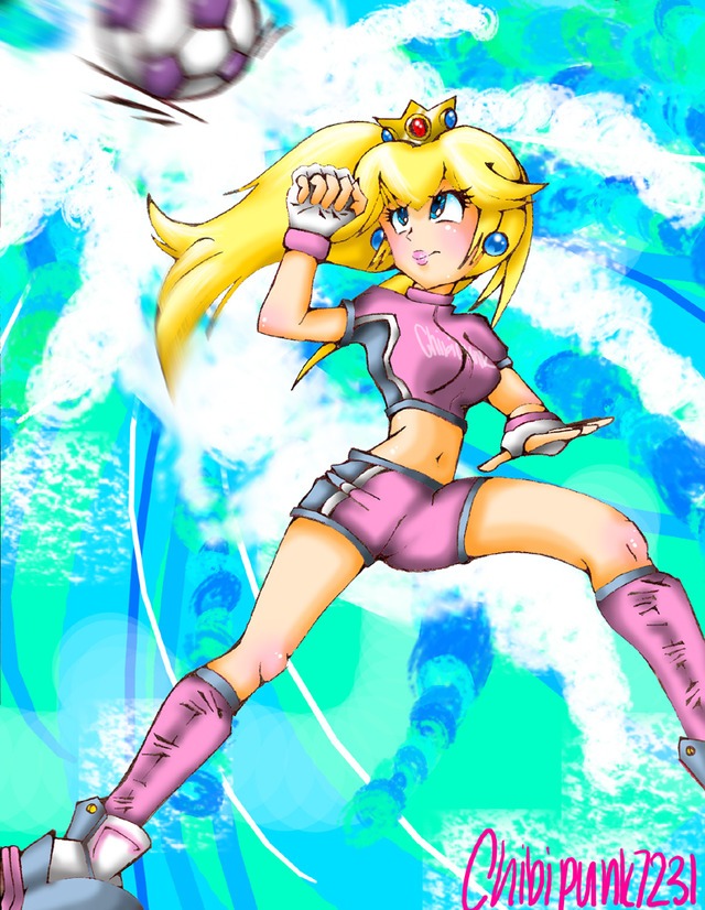 mario peach hentai games digital morelikethis princess fanart face peach painting chibipunk