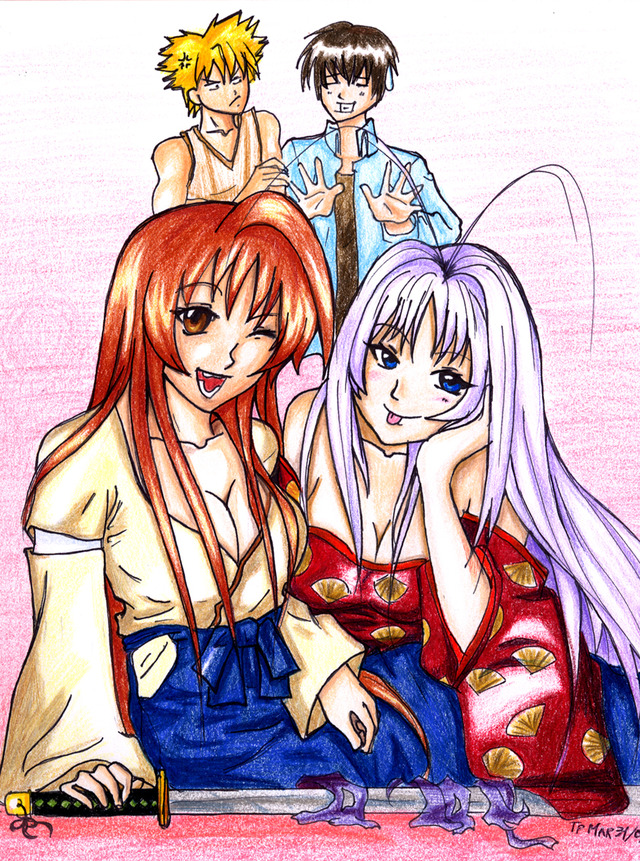 maya natsume hentai sisters art ears fluffy natsume tenge tenjou fuzzy