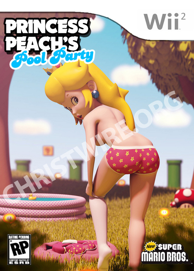 princess peach 3d hentai video game party princess nintendo wii pool uncovered wiigame peachs