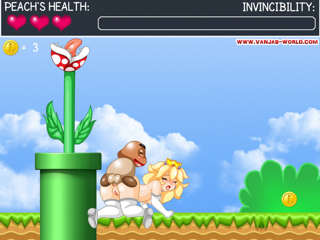 princess peach hentai flash plant princess super peach mario bros vanja goomba piranha