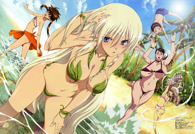 queens blade hentai manga gallery misc blade action bikini queens leaf xxv