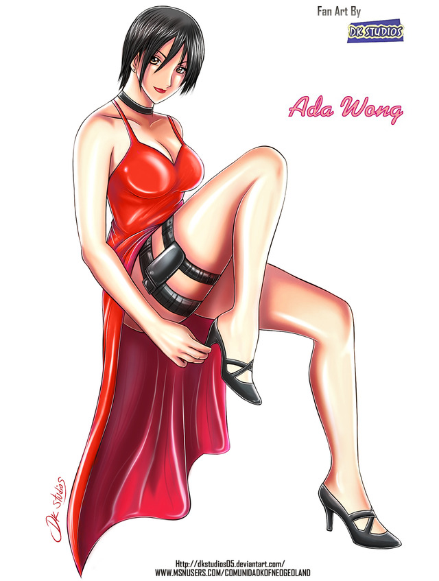 resident evil 4 ada hentai art sexy ada wong dkstudios