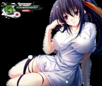 high school dxd hentai himajima akeno wet cute soft ero render highschool dxdhimajima