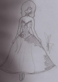 karen hentai pre corset dress design karen windwaker wbh morelikethis traditional