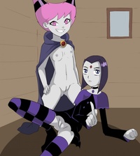 hentai porn teen titans dcau jinx raven teen titans mezz jinxed fuk hentai parody