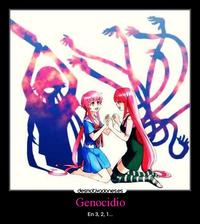 elfen lied hentai carteles muerte tetas anime desmotivaciones genocidio