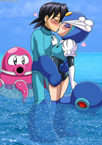 megaman/rockman hentai megaman splashwoman bbmbbf