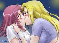 kaleido star hentai girls horizontal kaleido star kiss breasts naegino sora
