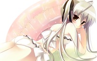 long hair hentai albums hentai wallpapers ribbons yosuga sora widescreen long hair