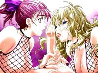 large breasts hentai bloganime girls breasts censored cum facial fellatio large