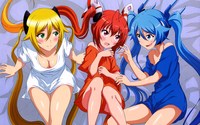 twintails hentai data wallpaper tail blue red yellow ore twintail narimasu anko isuna really cute too