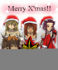 aki izayoi hentai game aki izayoi alexis rhodes christmas jaden yuki tea gardner yami yugi yusei fudo