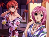 anime vampire hentai albums hentai anime rozario vampire konachan akashiya moka long hair rosario shuzen kokoa categorized galleries