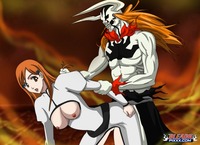 bleach e hentai hollowichigo orihime riding ichigo bleach hentai