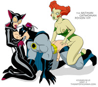 catwoman e hentai iceman catwoman poison ivy