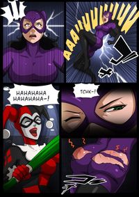 catwoman hentai comics lusciousnet catwoman harley quin pictures album gotham city catfight page