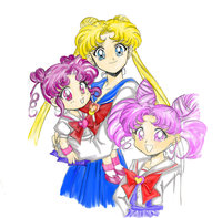 chibi moon hentai serena chibi rini sambam morelikethis manga digital drawings