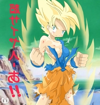 dragon ball z goku hentai toons pics pic picture breasts color covered dragon ball female only front namek rule saiyan solo son goku super